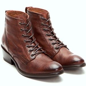 frye lace up womens boots